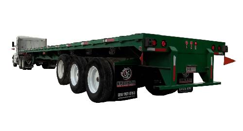 Tráiler plataforma de 40 pies